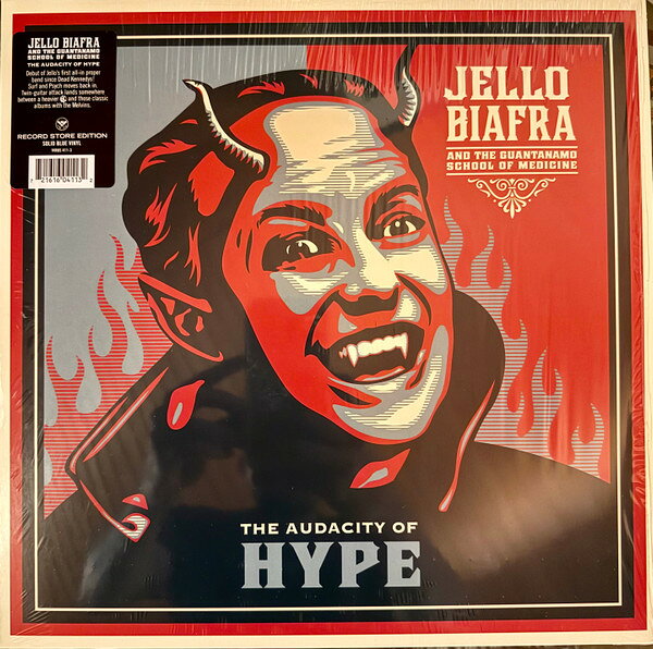 LP Jello Biafra &amp; The Guantanamo Audacity Of Hype (Solid Light Blue Vinly) ALT411C1 ALTERNATIVE TENTACLE 未開封 /00250