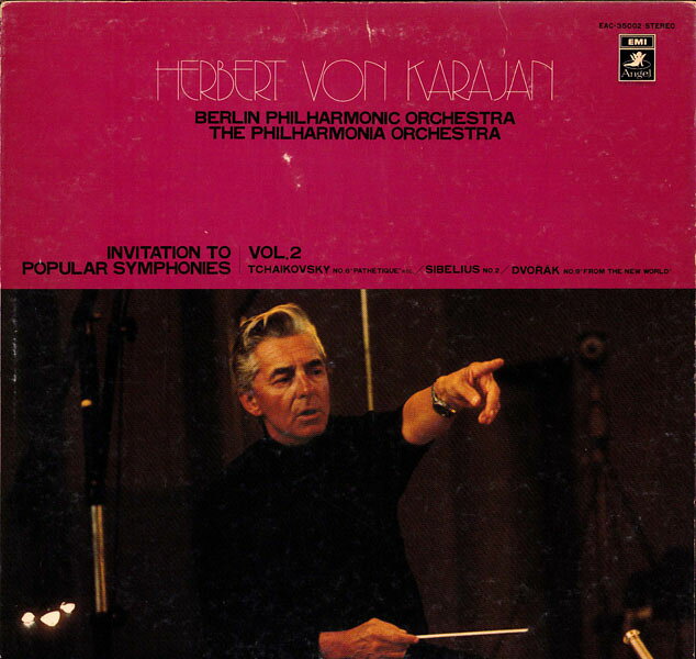 【中古】LP ヘルベルト・フォン・カラヤン, 交響曲へのお誘い 第2集 EAC35002 ANGEL /00260 recordcity-11141897 RECORD CITY 楽天市場店 パッケージ画像