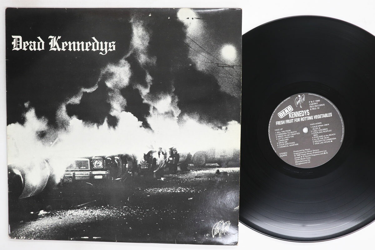 LP Dead Kennedys Fresh Fruit For Rotting Vegetables BRED10 CHERRY RED /00260