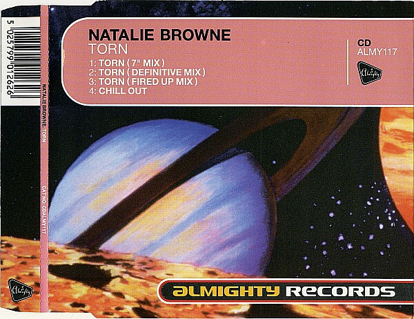 CD Natalie Browne Torn CDALMY117 Almighty Records /00110