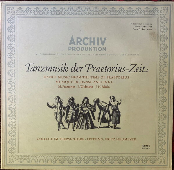【中古】LP Collegium Terpsichore Dance Music From The Time Of Praetorius 198166 ARCHIV