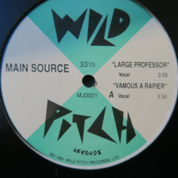 【中古】12” Main Source Large Professor / Vamos A Rapier MJ0001 Wild Pitch Records /00250