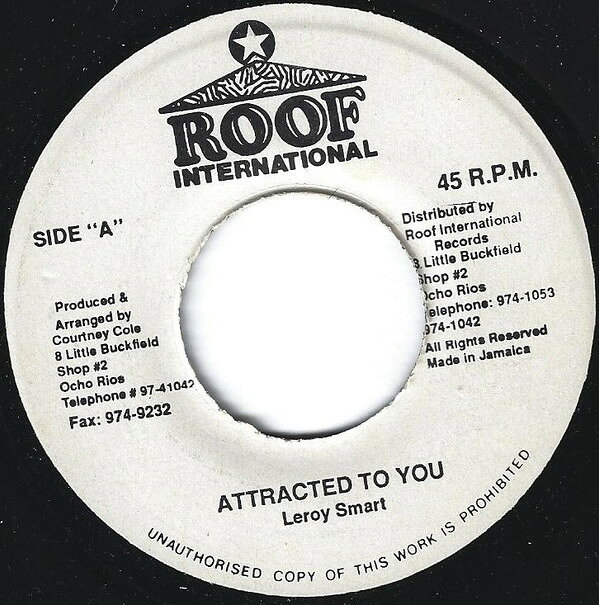 【中古】7” Leroy Smart Attracted To You NONE Roof International /00080