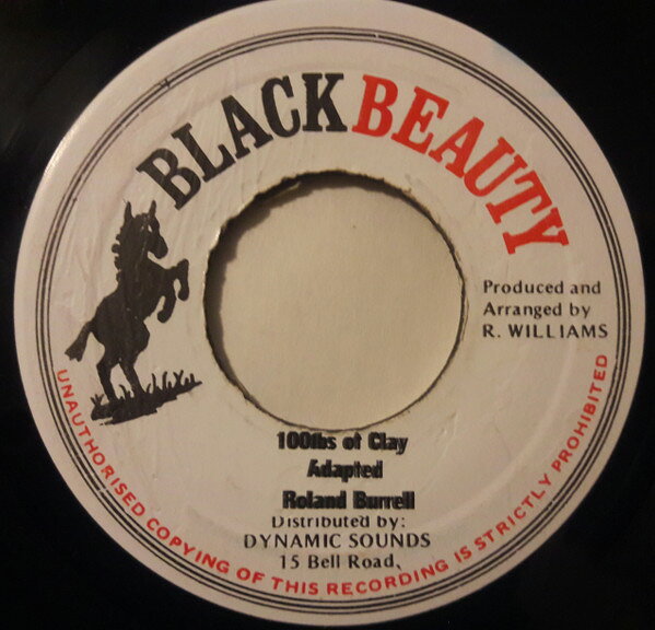 【中古】7” Roland Burrell 100lbs Of Clay NONE Black Beauty /00080
