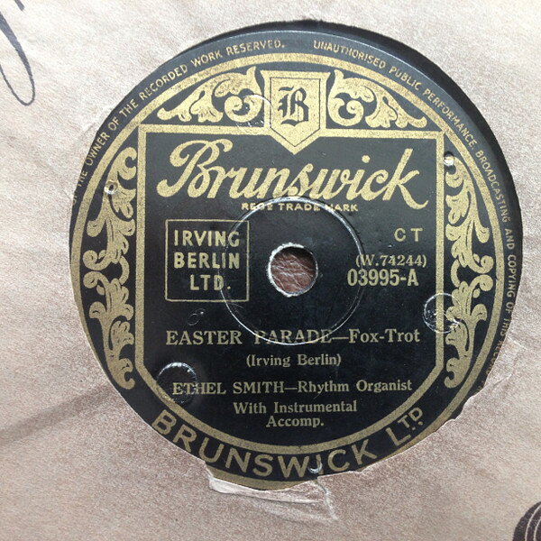 【中古】78RPM/SP Ethel Smith Easter Parade / The Green Cockatoo 03995 BRUNSWICK /00500