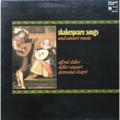 【中古】LP アルフレッド・デラー,デラー・ シェイクスピアの歌とコンソート・ミュージック HMU202 HARMONIA MUNDI /00260