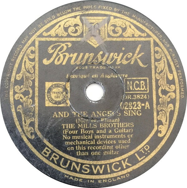 【中古】78RPM/SP Mills Brothers And The Angels Sing / South Of The Border 02823 BRUNSWICK /00500