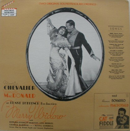 【中古】LP Maurice Chevalier , Jeanette M The Merry Widow / The Cat And The Fiddle HS5015 Hollywood Soundstage /00260