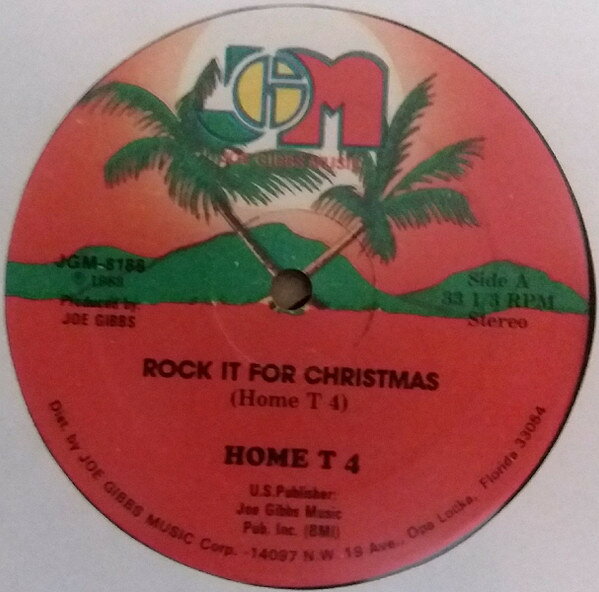 【中古】12” Home T Rock It For Christmas JGM8188 Joe Gibbs Music /00250