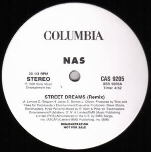 【中古】12インチ Nas Street Dreams (Remix) CAS9205PROMO Columbia プロモ