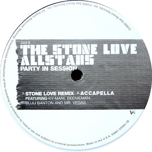 米12” Stone Love Allstars, Kymani Ma Party In Session 63881335841 V2 /00250