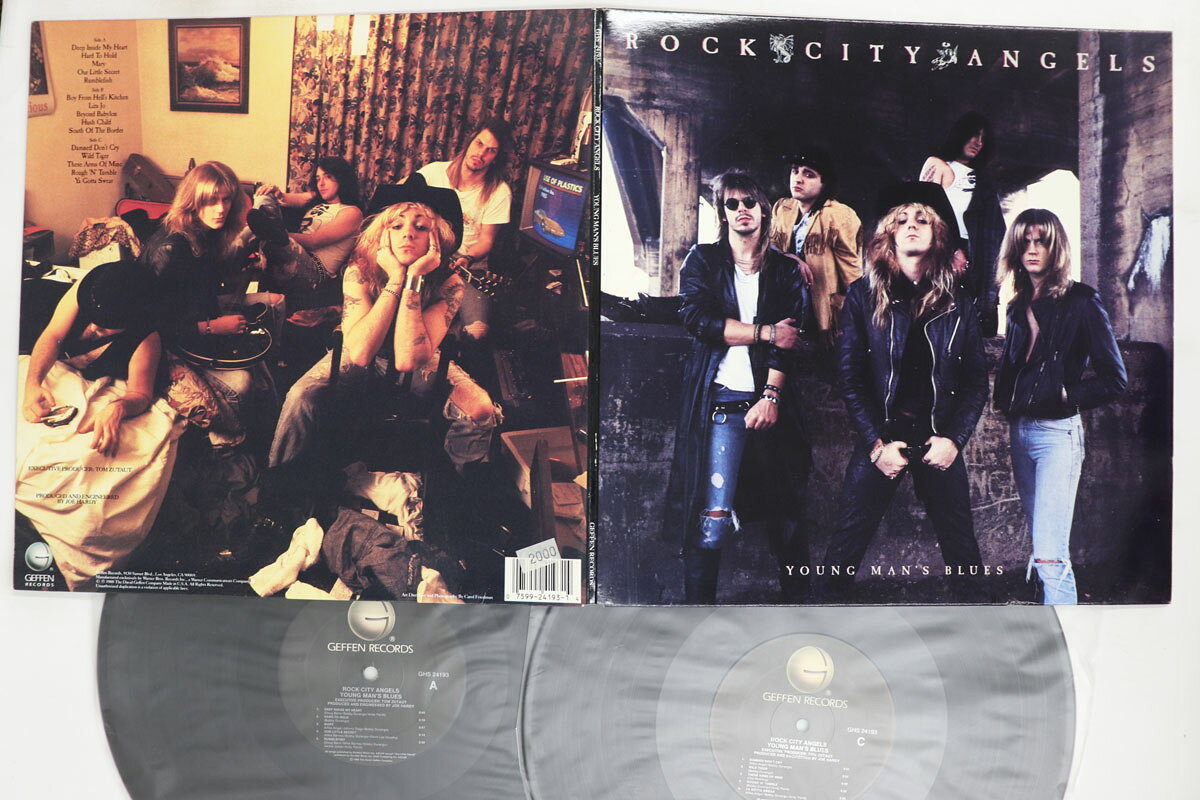 【中古】LP Rock City Angels Young Mans Blues GHS24193 GEFFEN