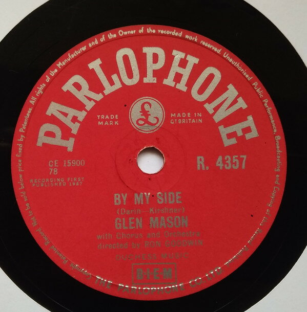 【中古】78RPM/SP Glen Mason By My Side / By The Fireside R4357 PARLOPHONE /00500
