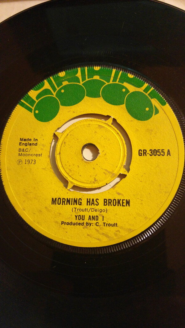 【中古】7インチ You &amp; I Morning Has Broken / Dont Take Love For A Game GR3055 Grape