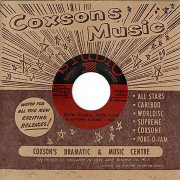 【中古】7インチ Roland Alphonso &amp; The Studio O From Russia With Love / Cleopatra DSRCS7002 Studio One/Dub Store