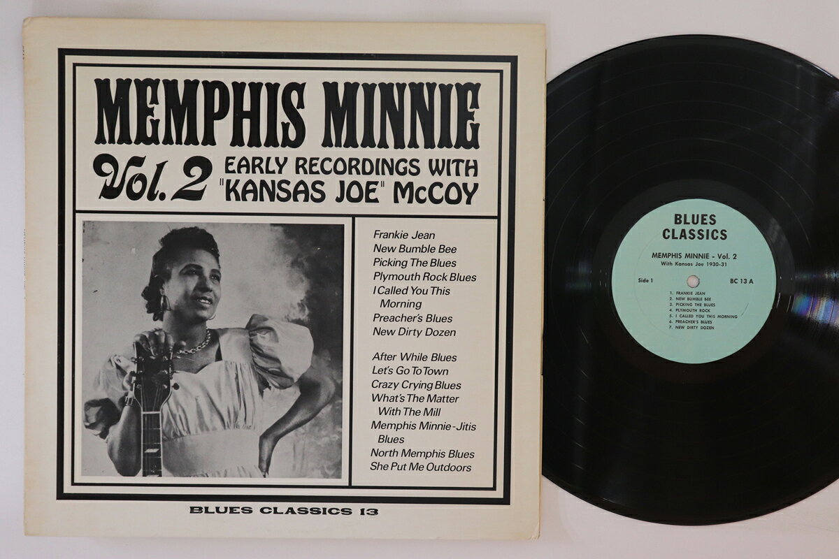 【中古】LP Memphis Minnie Vol. 2 - Early Recordings With ”kansas Joe” Mccoy B...