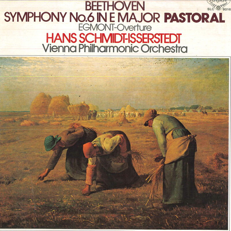 【中古】LP ハンス・シュミット・イッセルシ ベートーヴェン 交響曲 第6番 ヘ長調, 作品68 田園 / SLC8016 LONDON recordcity-11236824 RECORD CITY 楽天市場店 パッケージ画像
