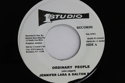【中古】ジャマイカ7” Jennifer Lara, Dalton Brownie Ordinary People / Ordinary People (Ver) NONE STUDIO ONE /00080 【中古】ジャマイカ7” Jennifer Lara, Dalton Brownie Ordinary People / Ordinary People (Ver) NONE STUDIO ONE /00080