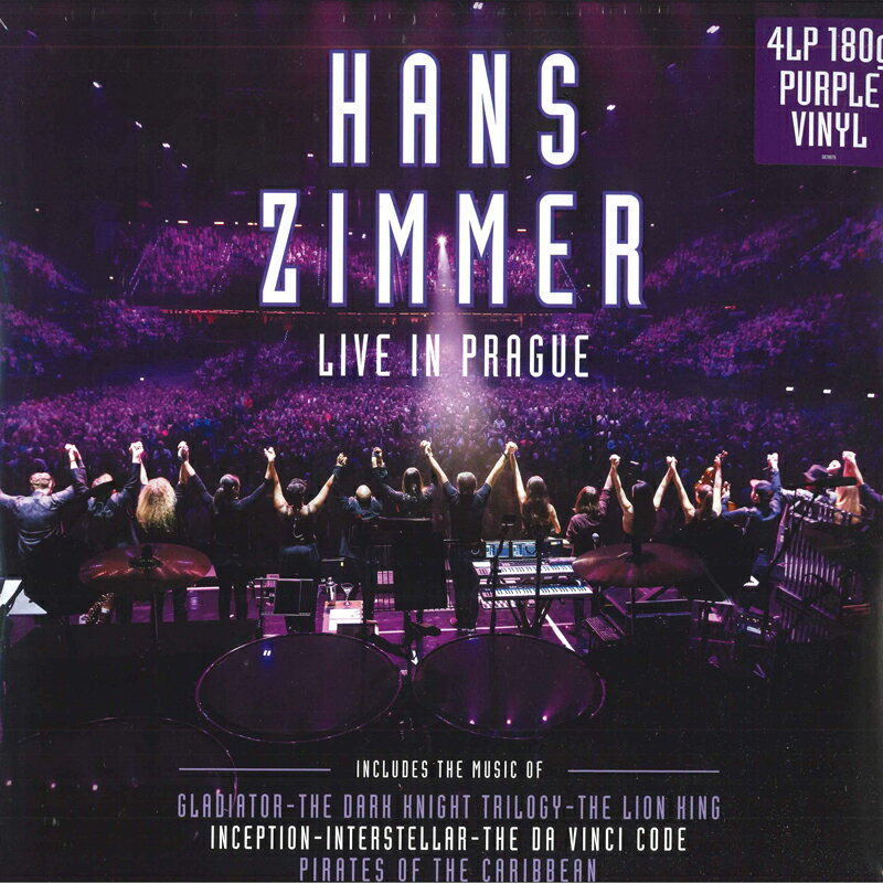 【新品】4discs LP Ost, Hans Zimmer Live In Prague (Purple Vinyl, 180g) 0879975 EAGLE 未開封 /01180