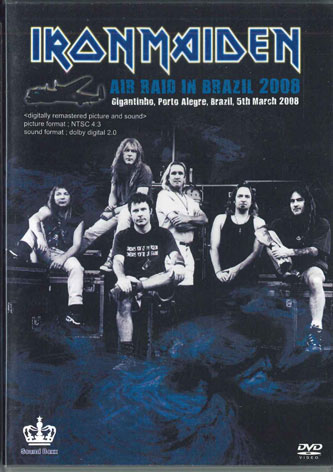 DVD Iron Maiden Air Raid In Brazil 2008 SBDVD050 SOUND BOXX /00110