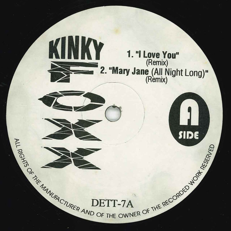 【中古】米12” Mary J. Blige I Love You (Remix) DETT7 DETT /00250