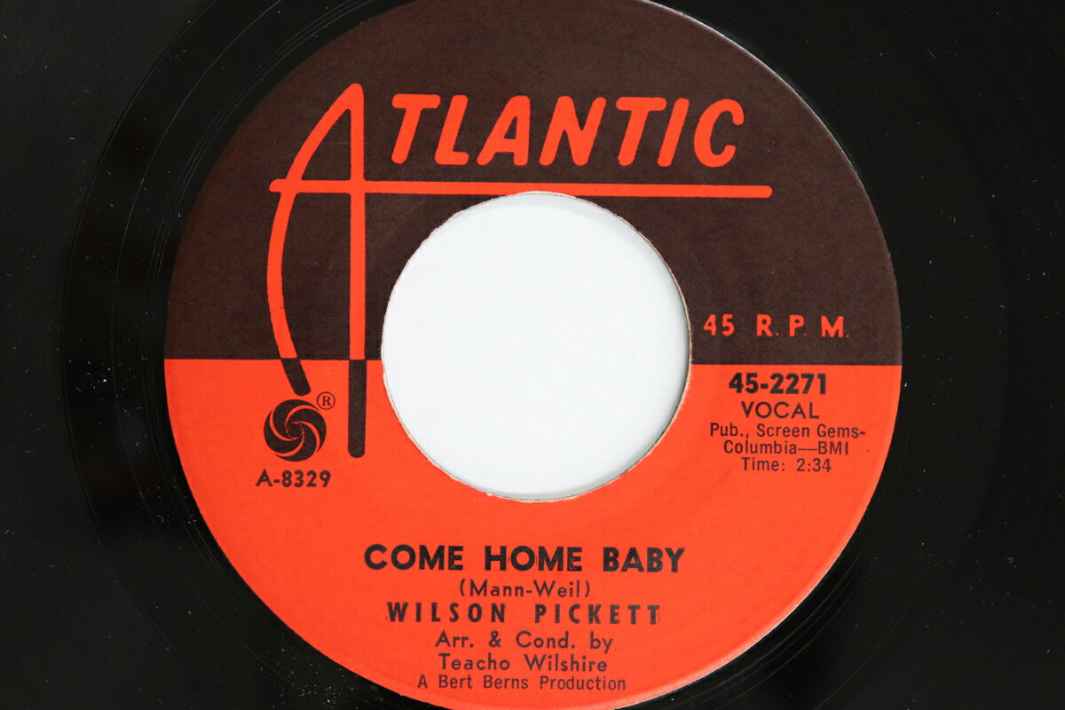 【中古】米7” Wilson Pickett Come Home Baby / Take A Little Love 452271 Atlantic /00080
