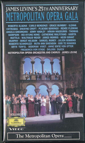 【中古】米VHS James Levine Metropolitan Opera Gala 4400725513 METROPOLITAN OPERA /00300