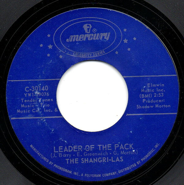 【中古】7” Shangri-Las Leader Of The Pack / I Can Never Go Home Anymore C30140 Mercury /00080