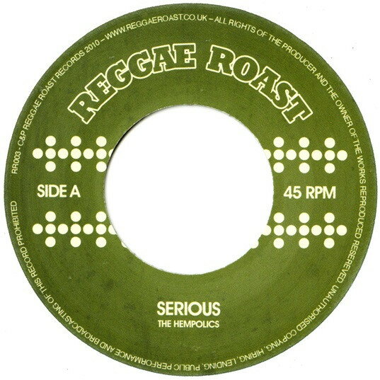 【中古】英7” Hempolics Serious RR003 Reggae Roast /00080