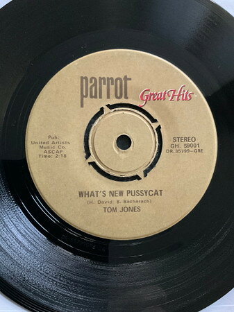 【中古】7インチ Tom Jones Its Not Unusual / Whats New Pussycat GH59001 Great Hits