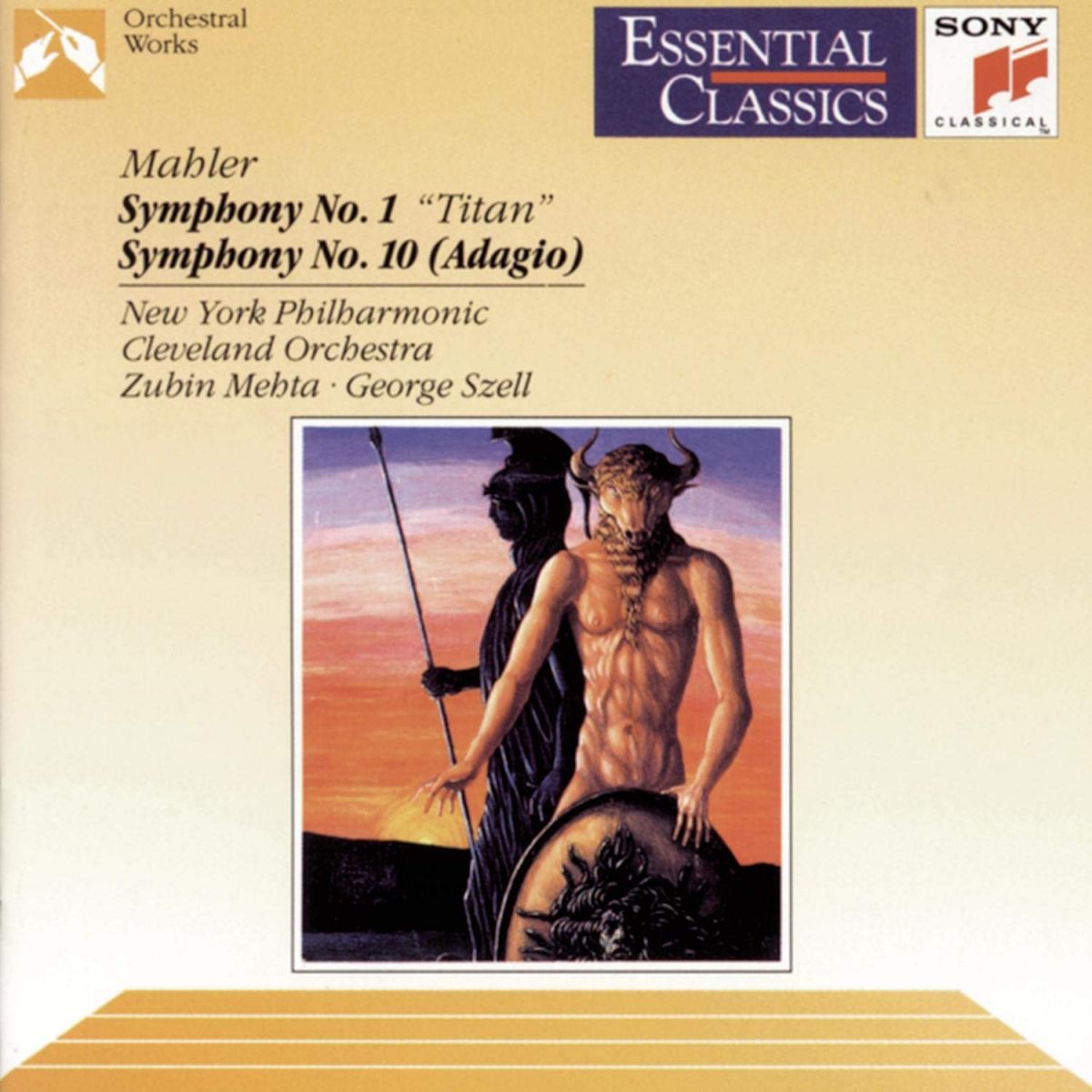 【中古】米CD Mahler, Mehta Nyp Symphonies 1 10 LSBK53259 Sony Classical /00110