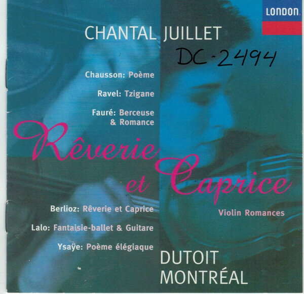 ・アーティスト Juillet, Montreal So; Dutoit ・タイトル Reverie et Caprice ・レーベル・型番 London Classics 4581432 ・フォーマット CD ・コンディション(盤) 良い (VG+) ・コンディション(ジャケット) ・コンディション(帯) オビなし ・特記事項 【ケース擦れ】【盤に小さいキズ】 サンプル画像です。実際の商品の画像ではありません 商品写真はバーコード/カタログ番号に対応したサンプル画像ですので、お送りする商品の画像ではありません。帯やライナーなどの付属品は、特記事項に記載されている場合のみ含まれます。プロモやカラーレコードなどの仕様についても、該当する場合のみ特記事項に記載しています。 【ご購入前に必ずご確認ください】 ・本店サイト(www.recordcity.jp)とは価格、送料が違います ・本店サイト、その他支店のオーダーとは同梱発送できません ・注文確定後に別の注文を頂いた場合、注文同士の同梱は致しかねます。 ・別倉庫から発送しているため、店頭受け渡しは対応しておりません ・一部商品は他の通販サイトでも販売しているため、ご注文のタイミングによっては商品のご用意ができない場合がございます。 ・土日祝日はお休みです 金曜・祝前日9時以降のご連絡またはご入金は、返答または発送が週明け・祝日明けに順次対応となります。 ・ご購入後のキャンセル不可 ご購入後のキャンセルはいかなる理由においてもお受けできません。ご了承の上、ご購入くださいませ。 ・日本郵便(ゆうパック/ゆうメール)によるお届けになります。 ・中古品であることをご理解ください 当ストアでは中古商品を主に販売しております。中古品であることをご理解の上ご購入ください。また、一部商品はRecordCityオンラインストアで試聴可能です。 ・返品について お客様のご都合による返品は一切承っておりません。 表記の内容と実際の商品に相違がある場合、また針飛び等で返品・返金をご希望される場合は、商品の到着後1週間以内にご連絡ください。商品の返送をこちらで確認後、キャンセル・返金を行います。 コンディションVG以下の商品は返品できません。プレイに影響のない表面のこすれ傷、プレス起因のノイズ盤は返品の対象外です。 【コンディション表記】 ・ほぼ新品(M-)(Like New) 完全な新品。未使用。当店ではほぼ使用しません ・非常に良い(EX)(Excellent) 中古盤として美品な状態。わずかな経年を感じるものの傷みを感じさせない、当店基準で最高の状態 ・良い(VG+)(Very Good Plus) 丁寧に扱われた中古品で、軽い使用感がみられる。 ・可(VG)(Acceptable) 使い込まれた中古品で、「良い」よりもさらに使用感がみられる。 ・悪い(VG-)(Bad) 状態が悪いアイテム。使用の保障はなく、再生不可、針飛び、目立つノイズがあるかもしれない。状態によるクレーム不可。返品不可。 ・非常に悪い(G)(Very Bad) 「悪い」よりさらに状態が悪いアイテム。使用の保障はなく、再生不可、針飛び、目立つノイズがあるかもしれない。状態によるクレーム不可。返品不可。 ・ジャンク(Fair)(Junk/Fair) 割れている、反っている、水ダメージがある、カビ、ジャケットが分離している、ひどい書き込み、ひどい擦れなど最低の状態。使用の保障はなく、再生不可、針飛び、目立つノイズがあるかもしれない。状態によるクレーム不可。返品不可。 ・ジャンク(Poor)(Junk/Poor) 割れている、反っている、水ダメージがある、カビ、ジャケットが分離している、ひどい書き込み、ひどい擦れなど最低の状態。使用の保障はなく、再生不可、針飛び、目立つノイズがあるかもしれない。状態によるクレーム不可。返品不可。