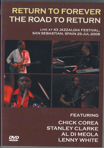 DVD Return To Forever Road To Return SPARKLEDISC070 SPARKLE DISC /00110