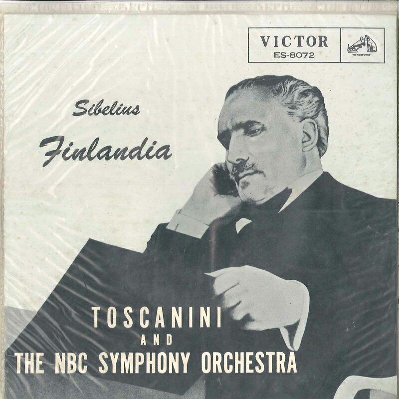 【中古】7&quot; Arturo Toscanini, NBC Symphony Orchestra Sibelius: Finlandia ES8072 VICTOR /00080