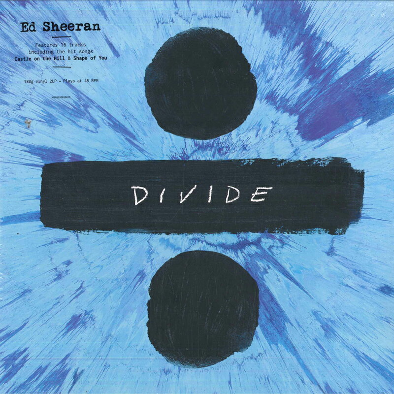 Artist Name: Z - 【新品】2discs LP Ed Sheeran ÷ (Divide) (180g) 0190295859015 ASYLUM 未開封 /00660