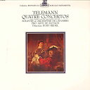 【中古】LP クルト レーデル指揮/ミュンヘン テレマン/4つの協奏曲 RE1067RE COLUMBIA /00260