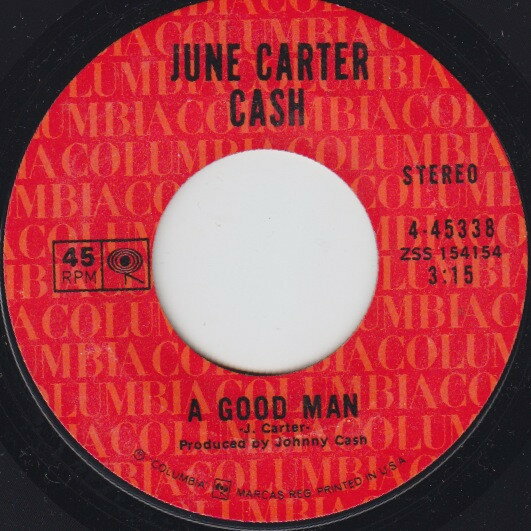 【中古】米7” June Carter Cash A Good Man / Straw Upon The Wind 445338 COLUMBIA /00080