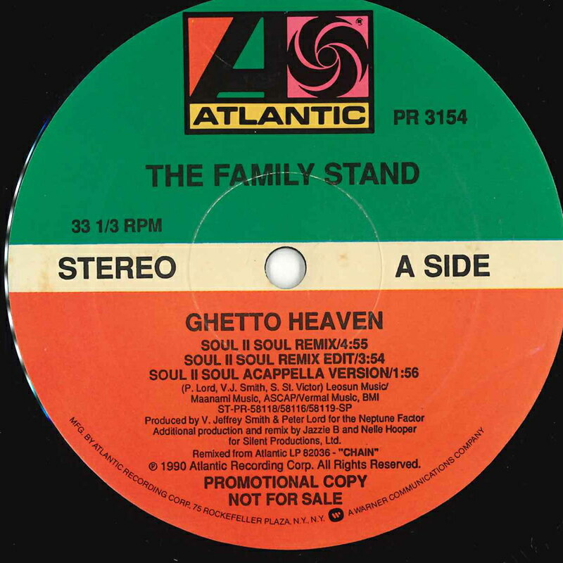 【中古】米12” Family Stand Ghetto Heaven PR3154PROMO ATLANTIC プロモ /00260