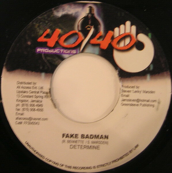 ・アーティスト Determine ・タイトル Fake Badman ・レーベル・型番 40/40 Productions FFSM0043 ・フォーマット 7" ・コンディション(盤) 良い (VG+) ・コンディション(ジャケット) ・コンディション(帯) オビなし ・特記事項 サンプル画像です。実際の商品の画像ではありません 商品写真はバーコード/カタログ番号に対応したサンプル画像ですので、お送りする商品の画像ではありません。帯やライナーなどの付属品は、特記事項に記載されている場合のみ含まれます。プロモやカラーレコードなどの仕様についても、該当する場合のみ特記事項に記載しています。 【ご購入前に必ずご確認ください】 ・本店サイト(www.recordcity.jp)とは価格、送料が違います ・本店サイト、その他支店のオーダーとは同梱発送できません ・注文確定後に別の注文を頂いた場合、注文同士の同梱は致しかねます。 ・別倉庫から発送しているため、店頭受け渡しは対応しておりません ・一部商品は他の通販サイトでも販売しているため、ご注文のタイミングによっては商品のご用意ができない場合がございます。 ・土日祝日はお休みです 金曜・祝前日9時以降のご連絡またはご入金は、返答または発送が週明け・祝日明けに順次対応となります。 ・ご購入後のキャンセル不可 ご購入後のキャンセルはいかなる理由においてもお受けできません。ご了承の上、ご購入くださいませ。 ・日本郵便(ゆうパック/ゆうメール)によるお届けになります。 ・中古品であることをご理解ください 当ストアでは中古商品を主に販売しております。中古品であることをご理解の上ご購入ください。また、一部商品はRecordCityオンラインストアで試聴可能です。 ・返品について お客様のご都合による返品は一切承っておりません。 表記の内容と実際の商品に相違がある場合、また針飛び等で返品・返金をご希望される場合は、商品の到着後1週間以内にご連絡ください。商品の返送をこちらで確認後、キャンセル・返金を行います。 コンディションVG以下の商品は返品できません。プレイに影響のない表面のこすれ傷、プレス起因のノイズ盤は返品の対象外です。 【コンディション表記】 ・ほぼ新品(M-)(Like New) 完全な新品。未使用。当店ではほぼ使用しません ・非常に良い(EX)(Excellent) 中古盤として美品な状態。わずかな経年を感じるものの傷みを感じさせない、当店基準で最高の状態 ・良い(VG+)(Very Good Plus) 丁寧に扱われた中古品で、軽い使用感がみられる。 ・可(VG)(Acceptable) 使い込まれた中古品で、「良い」よりもさらに使用感がみられる。 ・悪い(VG-)(Bad) 状態が悪いアイテム。使用の保障はなく、再生不可、針飛び、目立つノイズがあるかもしれない。状態によるクレーム不可。返品不可。 ・非常に悪い(G)(Very Bad) 「悪い」よりさらに状態が悪いアイテム。使用の保障はなく、再生不可、針飛び、目立つノイズがあるかもしれない。状態によるクレーム不可。返品不可。 ・ジャンク(Fair)(Junk/Fair) 割れている、反っている、水ダメージがある、カビ、ジャケットが分離している、ひどい書き込み、ひどい擦れなど最低の状態。使用の保障はなく、再生不可、針飛び、目立つノイズがあるかもしれない。状態によるクレーム不可。返品不可。 ・ジャンク(Poor)(Junk/Poor) 割れている、反っている、水ダメージがある、カビ、ジャケットが分離している、ひどい書き込み、ひどい擦れなど最低の状態。使用の保障はなく、再生不可、針飛び、目立つノイズがあるかもしれない。状態によるクレーム不可。返品不可。