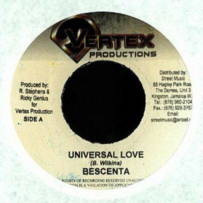 【中古】ジャマイカ7” Bescenta Universal Love NONE Vertex Productions /00080