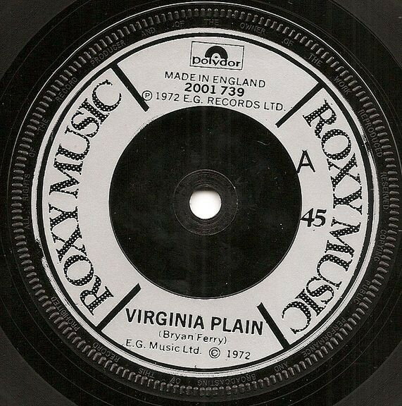 7” Roxy Music Virginia Plain / Pyjamarama 2001739 Polydor /00080