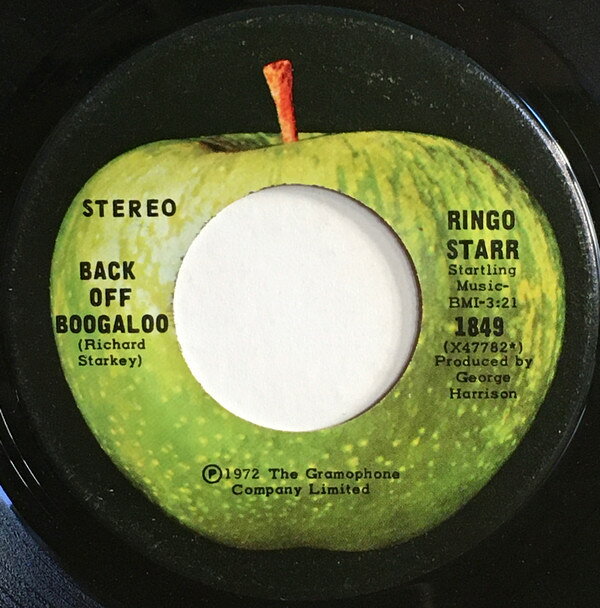 7” Ringo Starr Back Off Boogaloo 1849 APPLE RECORDS /00080