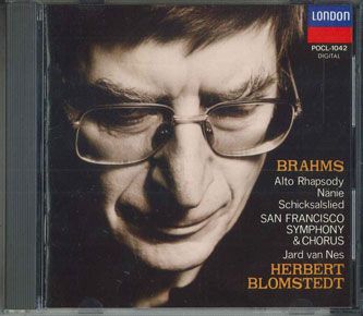 【中古】CD ブロムシュテット ブラームス:運命の歌/アルト・ラプソディー/埋葬の歌/ POCL1042 POLYDOR