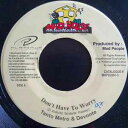 【中古】ジャマイカ7” Tanto Metro & Devonte Dont Have To Worry MHPD28013 Mad House /00080