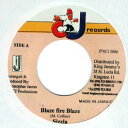 【中古】ジャマイカ7” Sizzla Blaze Fire Blaze NONE CJ Records /00080