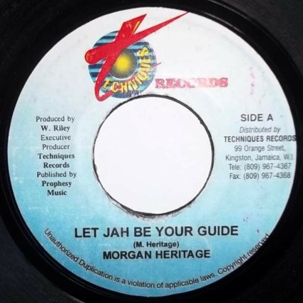 【中古】ジャマイカ7” Morgan Heritage Let Jah Be Your Guide none Techniques /00080