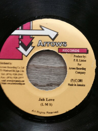 【中古】ジャマイカ7” L.M.S Jah Love NONE Arrows Records /00080 【中古】ジャマイカ7” L.M.S Jah Love NONE Arrows Records /00080