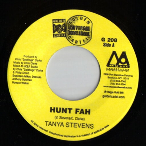 【中古】米7” Tanya Stephens Hunt Fah G208 Golden Cartel Record /00080 【中古】米7” Tanya Stephens Hunt Fah G208 Golden Cartel Record /00080