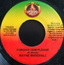【中古】ジャマイカ7” Wayne Marshall Forgive Dem Please NONE Camp Fire Production /00080