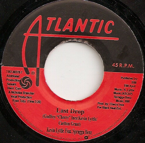 【中古】ジャマイカ7” Kevin Lyttle Last Drop 7567883787 Atlantic /00080